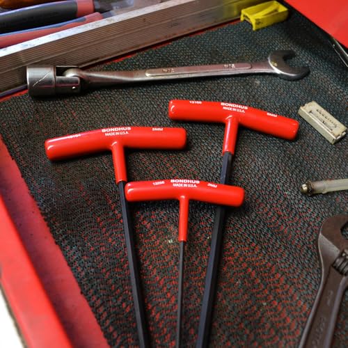 Bondhus 13189 Set of 8 Balldriver and Hex T-handles with Stand, sizes 2-10mm