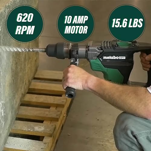 Metabo HPT Rotary Hammer, 1-9/16-Inch, SDS Max (DH40MC)
