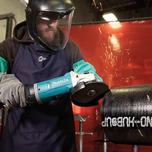 Makita GA7080 7" Angle Grinder, with Rotatable Handle and Lock-On Switch