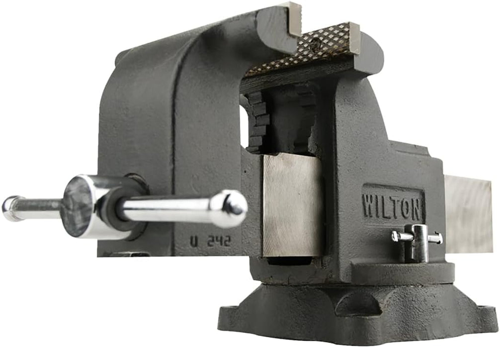 Wilton Shop Bench Vise, 6" Jaw Width, 6" Max Jaw Opening, 3-1/2" Throat (Model WS6)