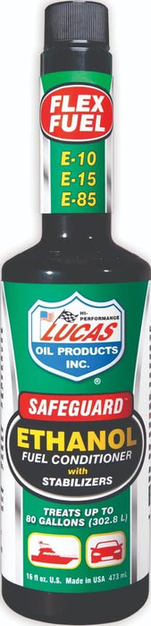 Lucas Oil 10576-12PK Safeguard Ethanol Fuel Conditioner, 16 oz. (Case of 12)
