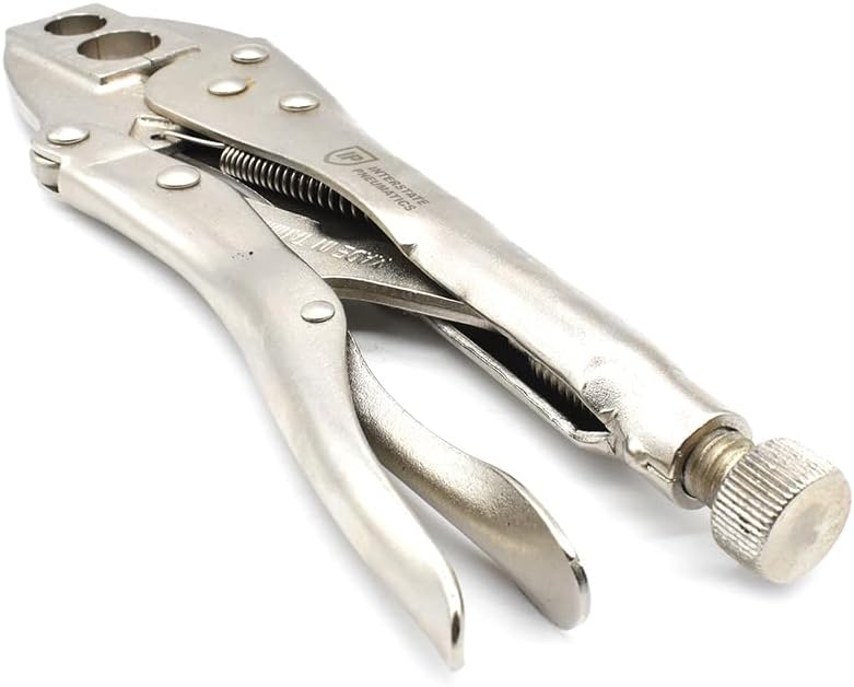 Interstate Pneumatics H6 V-Grip Type Crimper, 2 Opening 2 Dies for 1/4 Inch & 3/8 Inch Hose