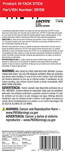 Loctite 534 Hi-Tack Gasket Dressing Glue Stick for Automotive: Anaerobic, High-Temp, Non-Corrosive | Purple, 19-Gram Stick (PN: 640807)