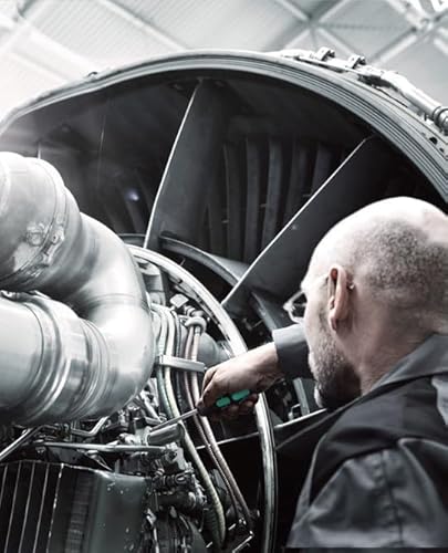 Wera - 5105650001 Kraftform Plus 334/6 Screwdriver Set with Rack and Lasertip, 6-Pieces, Multicolor, Slotted: 6.5x150mm, 3x80mm, 4x100mm, 5.5x125. Phillips: PH1x80, PH2x100