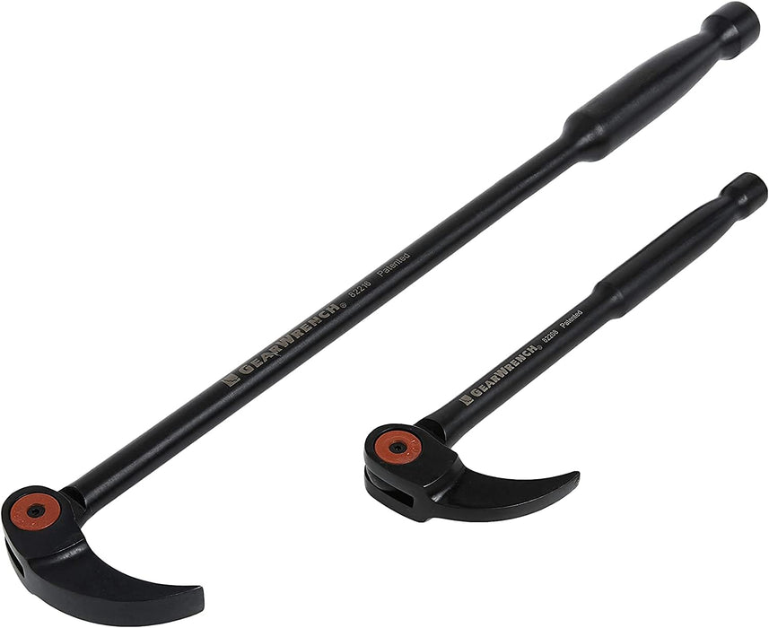 GEARWRENCH 2 Pc. Indexing Pry Bar Set, 8" & 16" - 82300 2-piece kit