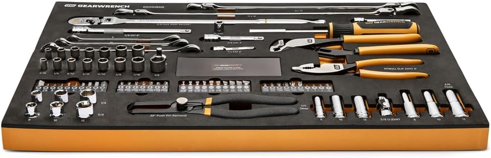 Gearwrench 82 Piece 120XP Automotive Tool Set in Foam Storage Tray | GWMSMBS02