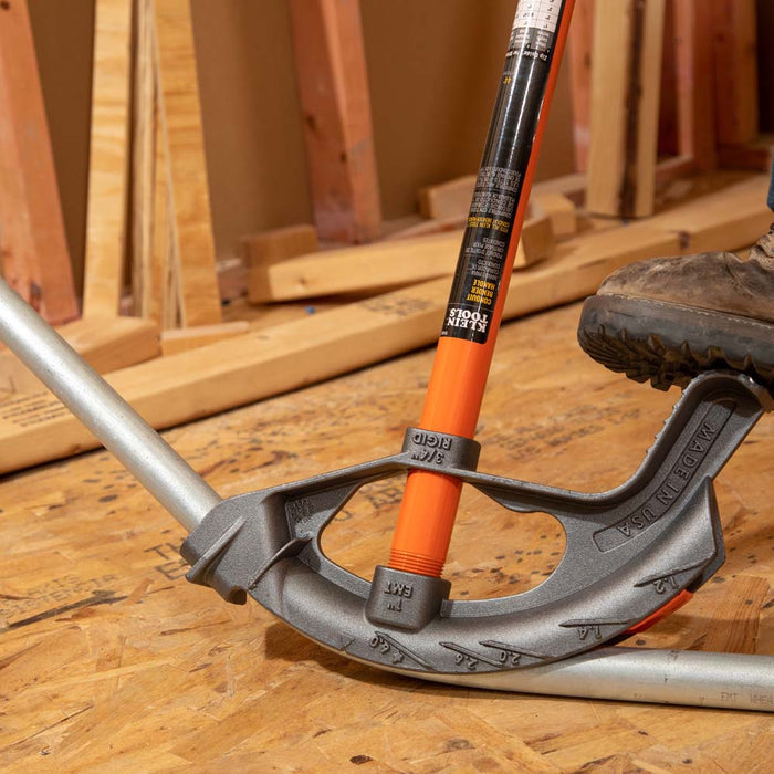 Klein Tools 51603 Iron Conduit Bender Full Assembly, 1/2-Inch EMT with Angle Setter