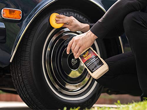 Meguiar's Professional Vinyl and Rubber Cleaner Conditioner M4016 - Pro-Grade for Interior and Exterior, Screens out UV Rays while Leaving Behind a Natural Sheen, 16 Oz