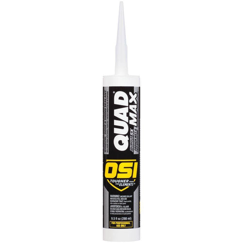 OSI Quad Max Window, Door and Siding Sealant, 9.5 oz, Single (004 Artic White)