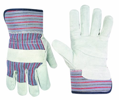 Custom Leathercraft 2046 Work Gloves with Safety Cuff and Wing Thumb, 1-Pair