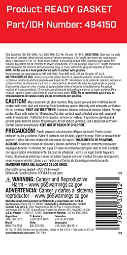 Loctite Automotive 1-Minute Flange Sealant & Gasket Maker - High-Temp, High Performance, Sensor-Safe, Black, 5 fl oz, 1 Pack