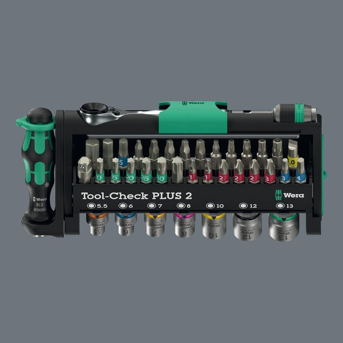Wera Tools 05049056001 Chrome-Vanadium Tool-Check Plus 2 Set, 39 Pieces