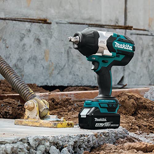 Makita XWT08Z 18V LXT� Lithium-Ion Brushless Cordless High-Torque 1/2" Sq. Drive Impact Wrench, Tool Only