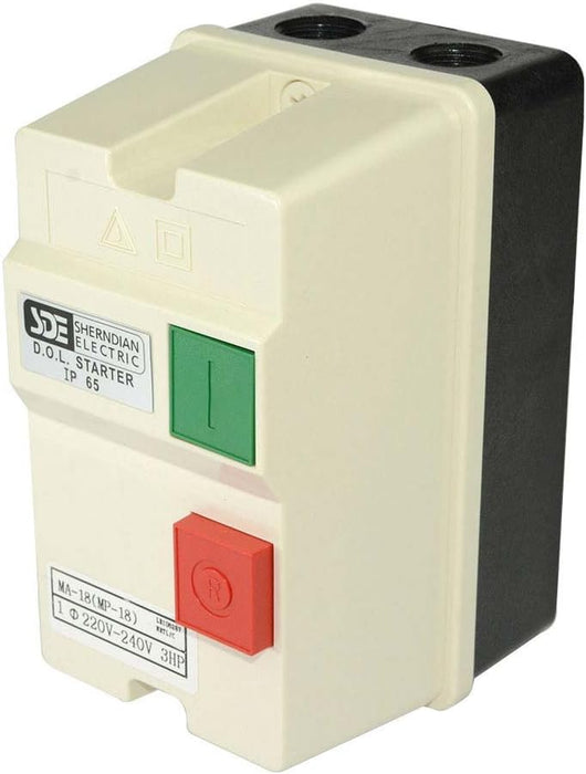 Big Horn 18823 1-Phase, 220-240-Volt, 3-HP, 18-26-Amp Magnetic Switch ...