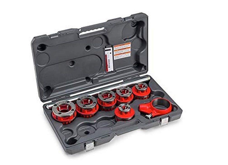 RIDGID 36475 Model 12-R Exposed Ratchet Pipe Threader Set with Carrying Case Small