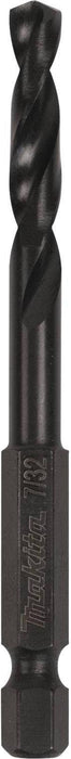 Makita A-97807 7/32" Black Oxide Drill Bit, 1/4" Hex Shank