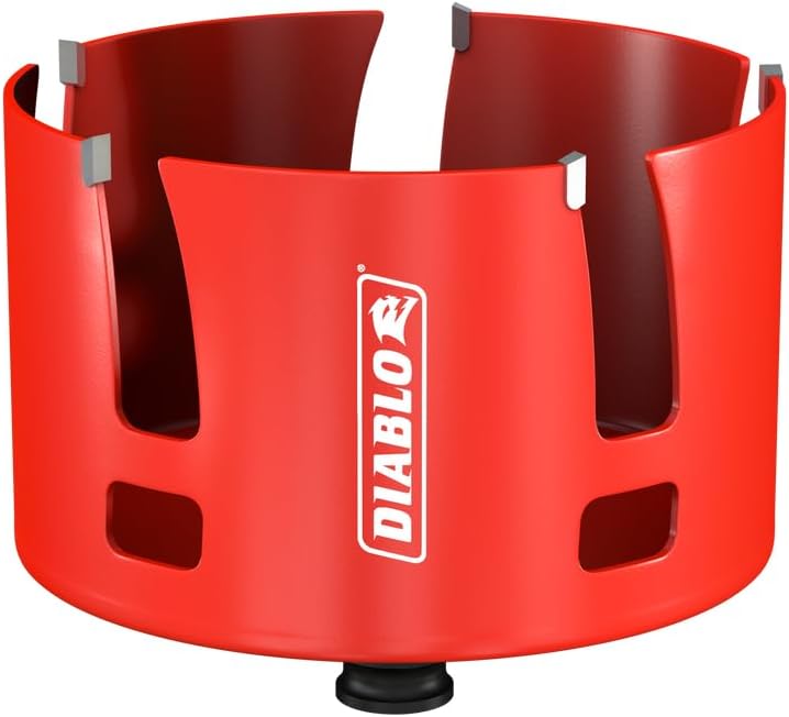 Diablo Demo Demon Carbide Teeth Rough - In Hole Saw - Compatible with SnapLock Plus Mandrel System - 4-1/4" Diameter, 2-3/8" Length - DHS4250CTR