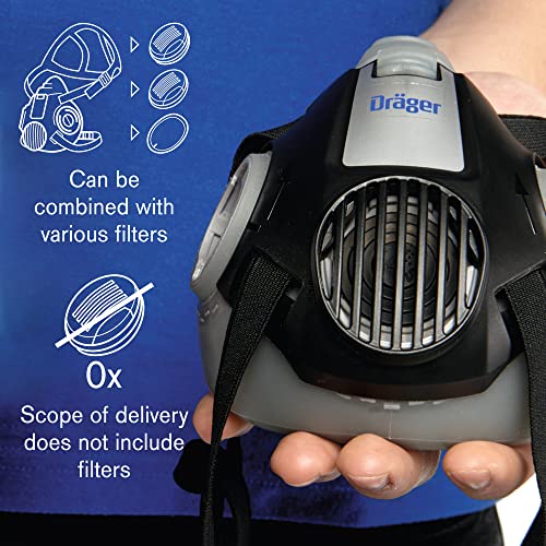 Dräger X-plore 3300 Half-Face Respirator Mask, Size S, NIOSH Approved