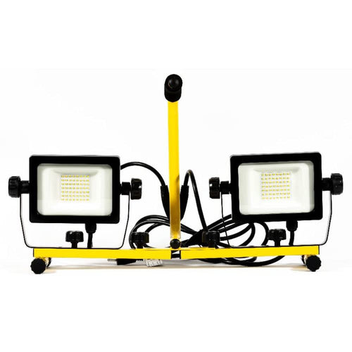 Warner Tool 11388 8000 Lumen Led Portable 2-Fixture Worklight Dual Light