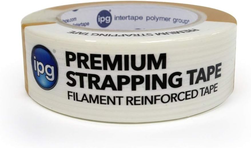 IPG Premium Strapping Tape, 1.41" x 60 yd, Natural (Single-Roll)