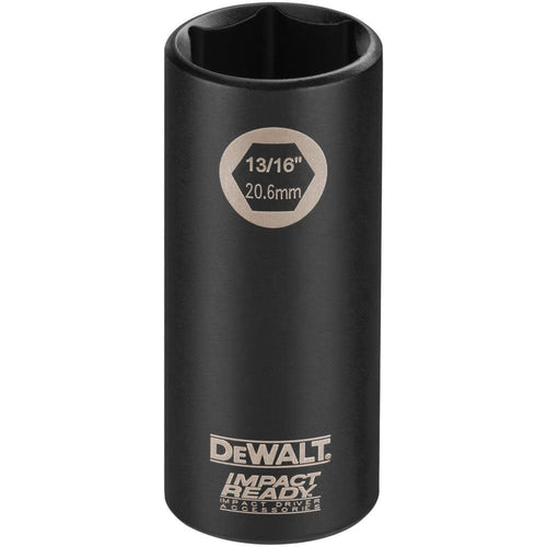 DEWALT DW2292 7/8-Inch IMPACT READY Deep Socket for 3/8-Inch Drive, Black
