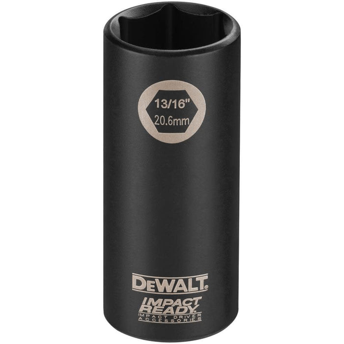 DEWALT DW2292 7/8-Inch IMPACT READY Deep Socket for 3/8-Inch Drive, Black