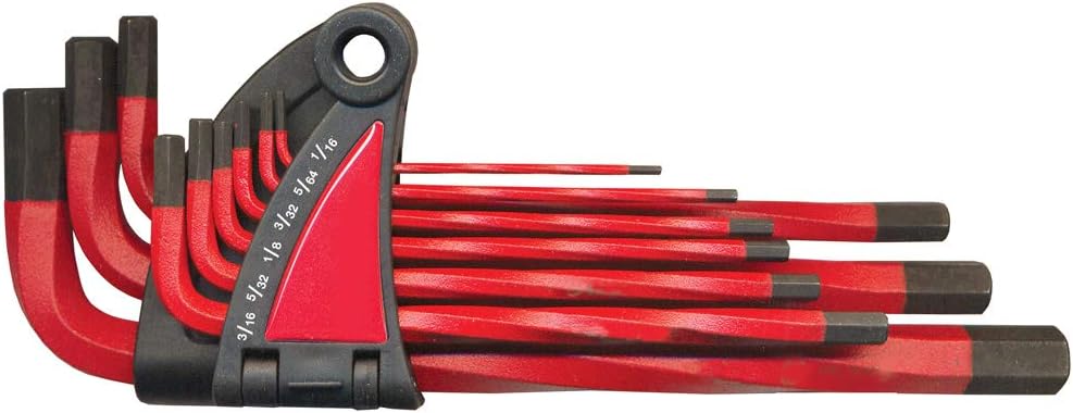 Mayhew Select 45053 Metric Twisted Hex Key Set, 9-Piece