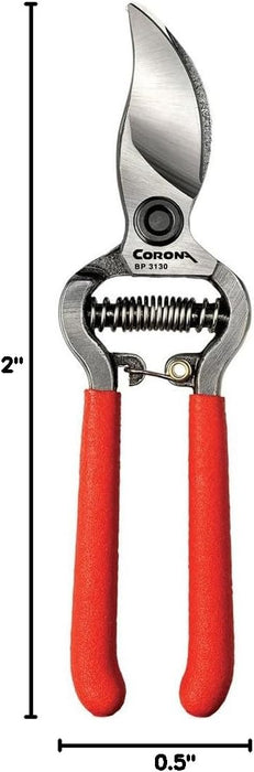 Corona Tools BP3130 ClassicCUT Forged Bypass Pruning Shears for Gardening, Cuts Branches and Stems up to 1/2-inch in Diameter, 1/2-inch Cut Bypass Pruner