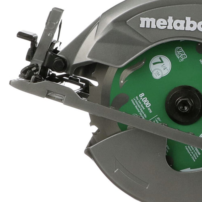 Metabo HPT Circular Saw, 7-1/4-Inch, Worm Drive, 15 Amp Motor, Includes 7-1/4-Inch 24T VPR Framing Blade (C7WDM)