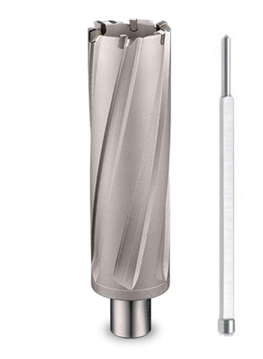 C.S. Unitec "9-1-132 C TCT Annular Cutter 1"" Dia. X 1"" Depth Carbide Tip Cutting Tool Bits for Magnetic Drills/Drill Press 3/4"" Weldon Shank for Metal Cutting in Steel, Stainless and More" 1" Dia. 1" Depth of Cut