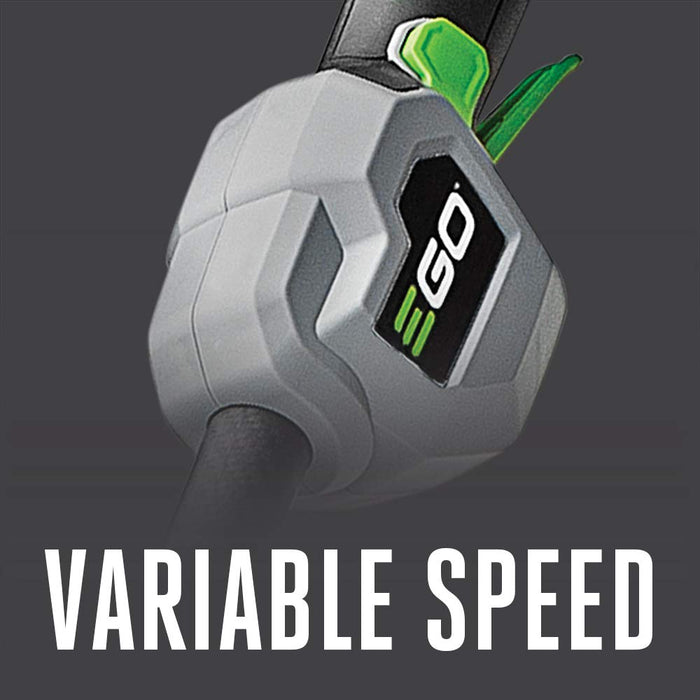 EGO Power+ 15 In. String Trimmer with Powerload and Carbon Fiber Straight Shaft with 5.0Ah Battery and Charger Included