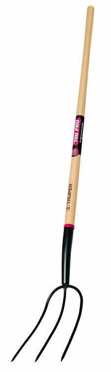 Truper 30308 Tru Pro 54-Inch Manure Fork 3-Tine, Ash Handle