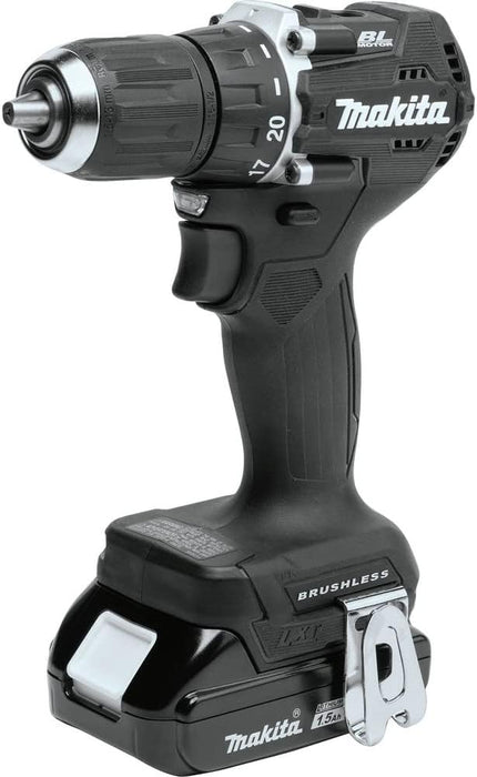 Makita XFD15SY1B 18V LXT Lithium-Ion Sub-Compact Brushless Cordless 1/2" Driver-Drill Kit (1.5Ah)