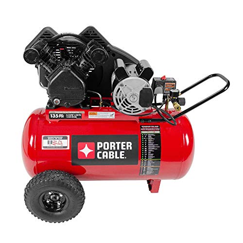 Porter-Cable PXCMPC1682066 1.6 HP 20 Gallon Portable Hot Dog Air Compressor