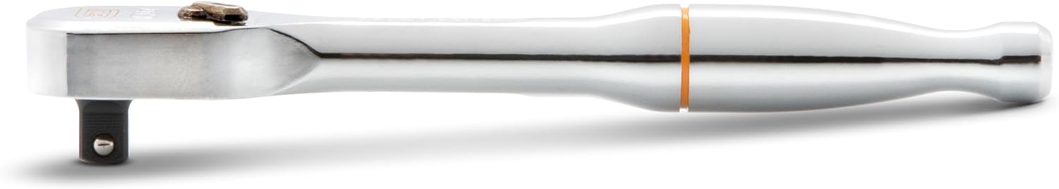 GEARWRENCH 81011XP 1/4" Drive 120XP Full Polish Chrome Teardrop Ratchet