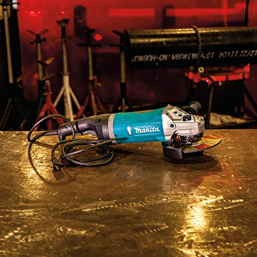 Makita GA7080 7" Angle Grinder, with Rotatable Handle and Lock-On Switch