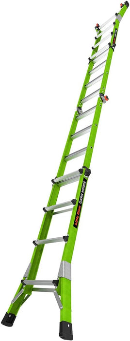 Little Giant Ladder (16117-001) Dark Horse 2.0, M17, 17ft, Multi-Position Ladder, Fiberglass, Type 1A, 300 lbs Weight Rating