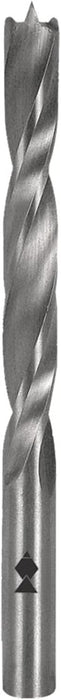 Fisch Brad Point Drill Bit, 15/32'' High Speed Steel Double Flute Wood Drill Bit - 4-1/3" Length, FSF-283935
