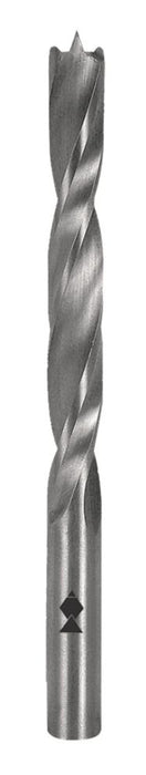 Fisch Brad Point Drill Bit, 15/32'' High Speed Steel Double Flute Wood Drill Bit - 4-1/3" Length, FSF-283935