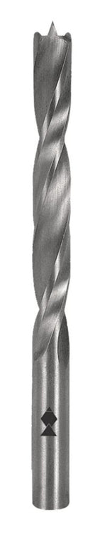 Fisch Brad Point Drill Bit, 15/32'' High Speed Steel Double Flute Wood Drill Bit - 4-1/3" Length, FSF-283935
