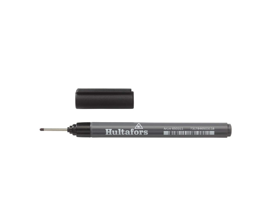 Hultafors Tools 650310 Ink Deep-Hole Marker HIDHM B Schwarz (Pack of 1)