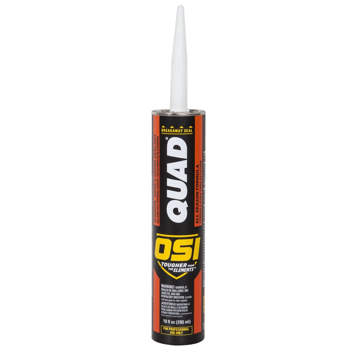 OSI 1637251 Quad Window, Door and Siding Sealant Gray 517, 10 fl oz, Cartridge