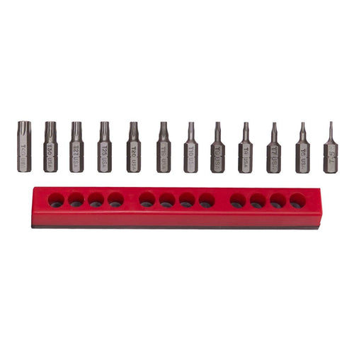 Mayhew Tools 18013 Assorted Torx Insert Bit Set, 12 Piece