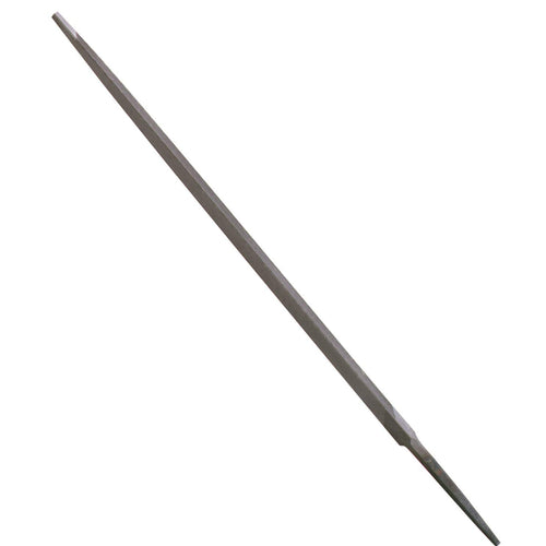 Crescent Nicholson 21874NNB Triangular Double Extra Slim Taper Hand File Without Handle, Single Cut, American Pattern, 6" Length
