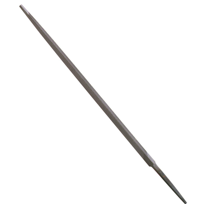Crescent Nicholson 21874NNB Triangular Double Extra Slim Taper Hand File Without Handle, Single Cut, American Pattern, 6" Length