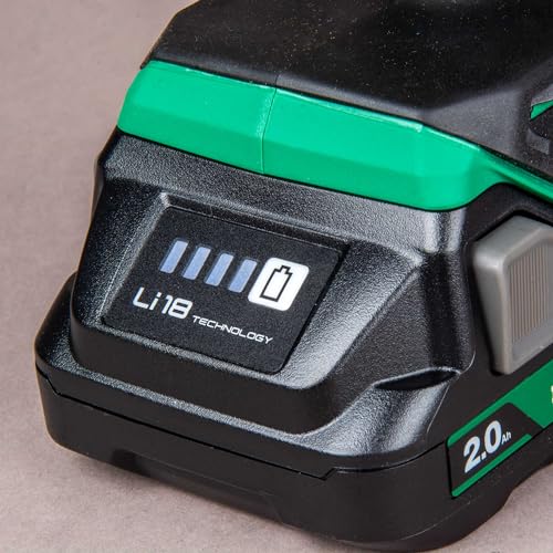 Metabo HPT 18V MultiVolt Impact Driver Kit | 1/4-Inch Chuck | 2-2.0 Ah 18V Batteries | 1,549 in-lbs Torque | Brushless Motor | Compact Size & Weight | Lifetime Tool Warranty | WH18DEX