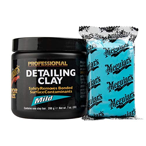 Meguiar's Professional Detailing Clay, Aggressive, C2100 - Safely Remove Contaminants Bonded on Paint for a Smooth, Glossy Finish - Premium Clay Bar for Car Detailing and Paint Prep, 200 Grams