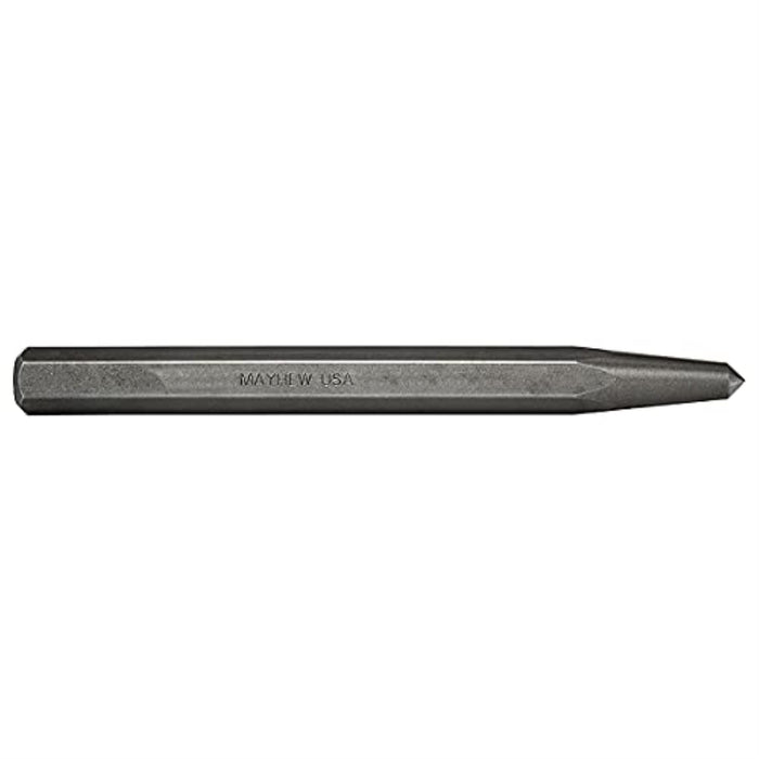 Mayhew Tools 74000 Center Punch, 1/4" x 3/32" Point, Shot Blast Finish