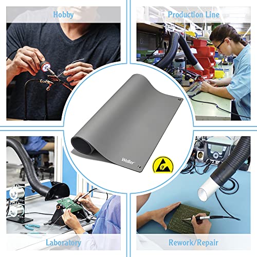 Weller ESD Mat, Grey 900 x 600 - T0051403599