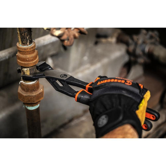 Crescent Z2 K9 V-Jaw Dual Material Tongue & Groove Plier Set - Adjustable Plier Set with 8 Jaw Positions - Premium Hand Tool Set - 2-Piece Set - RTZ2CGVSET2